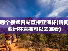 哪个视频网站直播亚洲杯(请问亚洲杯直播可以去哪看)