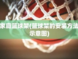 家庭篮球架(篮球架的安装方法示意图)