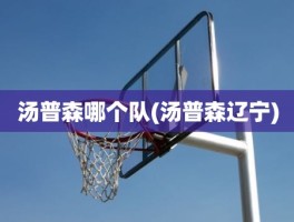 汤普森哪个队(汤普森辽宁)