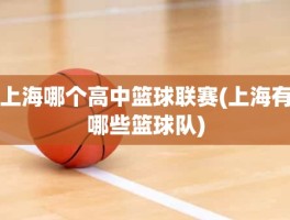上海哪个高中篮球联赛(上海有哪些篮球队)