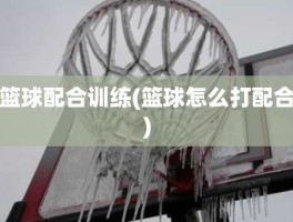 篮球配合训练(篮球怎么打配合)