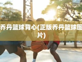 乔丹篮球背心(正版乔丹篮球图片)