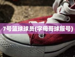 7号篮球球员(字母哥球服号)