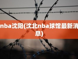 nba沈阳(沈北nba球馆最新消息)