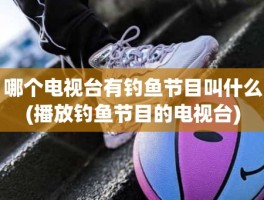 哪个电视台有钓鱼节目叫什么(播放钓鱼节目的电视台)