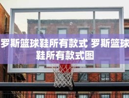 罗斯篮球鞋所有款式 罗斯篮球鞋所有款式图