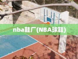 nba鞋厂(NBA球鞋)