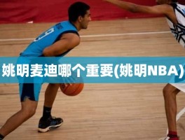 姚明麦迪哪个重要(姚明NBA)