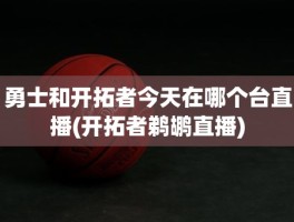 勇士和开拓者今天在哪个台直播(开拓者鹈鹕直播)