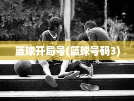 篮球开局号(篮球号码3)