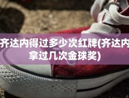 齐达内得过多少次红牌(齐达内拿过几次金球奖)