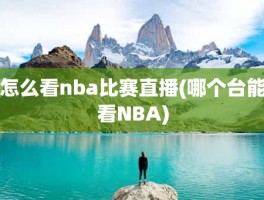 怎么看nba比赛直播(哪个台能看NBA)