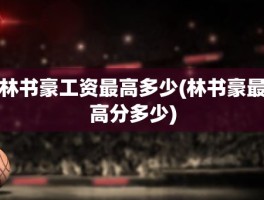 林书豪工资最高多少(林书豪最高分多少)