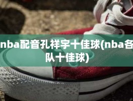 nba配音孔祥宇十佳球(nba各队十佳球)