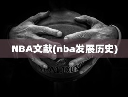 NBA文献(nba发展历史)