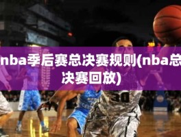 nba季后赛总决赛规则(nba总决赛回放)