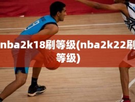 nba2k18刷等级(nba2k22刷等级)