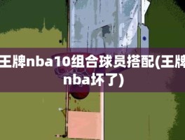 王牌nba10组合球员搭配(王牌nba坏了)