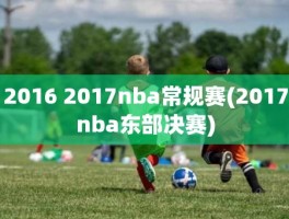 2016 2017nba常规赛(2017nba东部决赛)