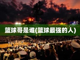 篮球哥是谁(篮球最强的人)