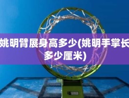姚明臂展身高多少(姚明手掌长多少厘米)