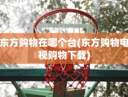 东方购物在哪个台(东方购物电视购物下载)