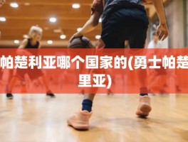 帕楚利亚哪个国家的(勇士帕楚里亚)