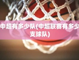 中超有多少队(中超联赛有多少支球队)