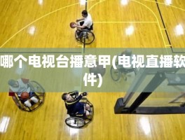 哪个电视台播意甲(电视直播软件)