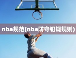 nba规范(nba防守犯规规则)