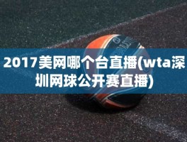 2017美网哪个台直播(wta深圳网球公开赛直播)