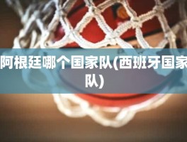 阿根廷哪个国家队(西班牙国家队)