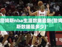 詹姆斯nba生涯数据最新(詹姆斯数据是多少)