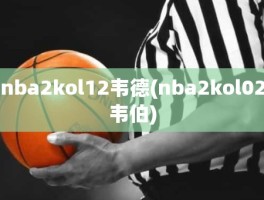 nba2kol12韦德(nba2kol02韦伯)