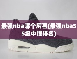 最强nba哪个厉害(最强nbaSS级中锋排名)