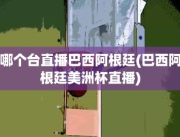 哪个台直播巴西阿根廷(巴西阿根廷美洲杯直播)