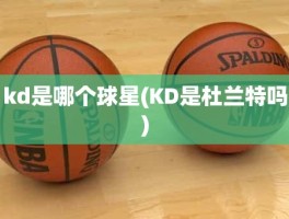 kd是哪个球星(KD是杜兰特吗)