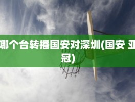 哪个台转播国安对深圳(国安 亚冠)