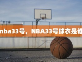 nba33号，NBA33号球衣是谁