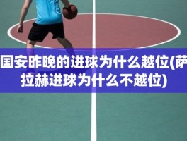 国安昨晚的进球为什么越位(萨拉赫进球为什么不越位)