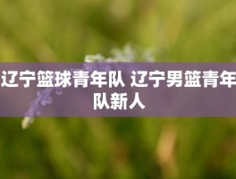 辽宁篮球青年队 辽宁男篮青年队新人