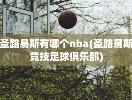 圣路易斯有哪个nba(圣路易斯竞技足球俱乐部)