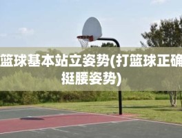 篮球基本站立姿势(打篮球正确挺腰姿势)