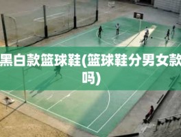 黑白款篮球鞋(篮球鞋分男女款吗)