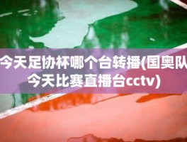 今天足协杯哪个台转播(国奥队今天比赛直播台cctv)