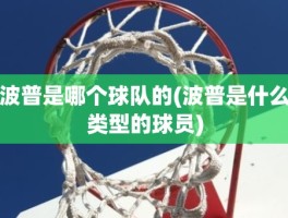 波普是哪个球队的(波普是什么类型的球员)