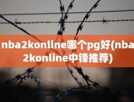 nba2konline哪个pg好(nba2konline中锋推荐)