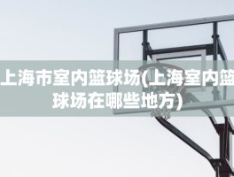 上海市室内篮球场(上海室内篮球场在哪些地方)