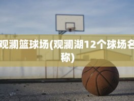 观澜篮球场(观澜湖12个球场名称)