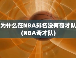 为什么在NBA排名没有奇才队(NBA奇才队)